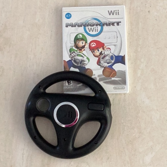 Mario Kart & Wheel Nintendo Wii Game Racing Steering Driving Drive - Picture 12 of 12